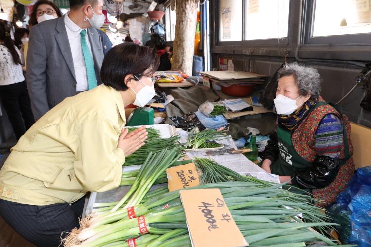 대조시장 방문 이미지